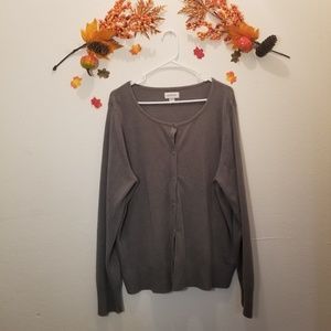 🍃 Avenue Grey Cardigan